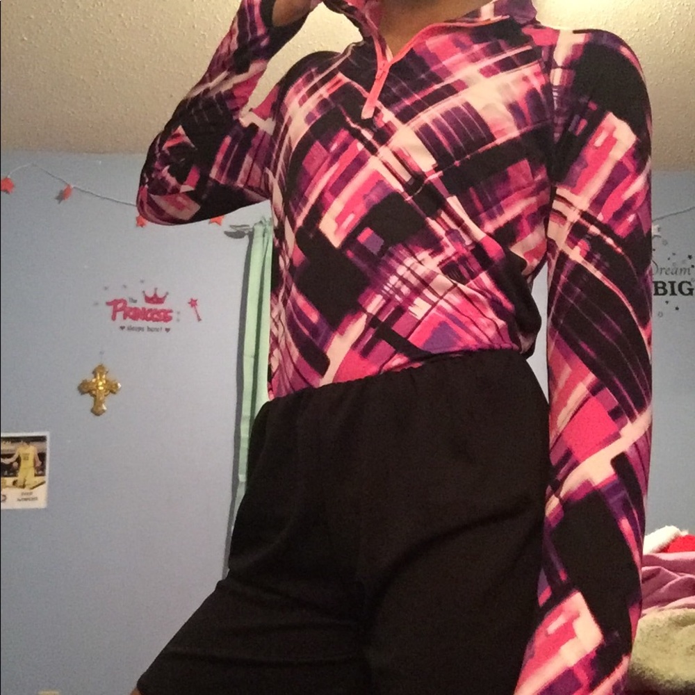 Girls zip up pullover